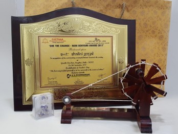 She The Change Smt Shalini Goyal received The Nari Udhyami Award